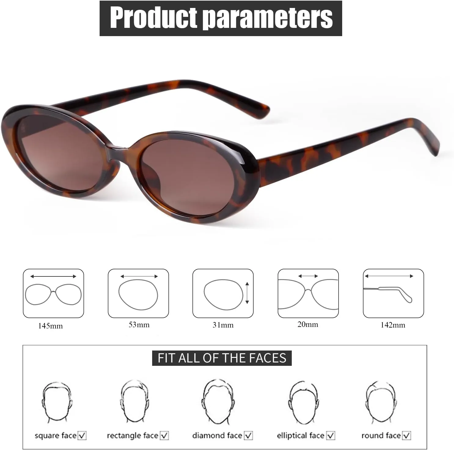 JUDOO Tiny Small 90s Sunglasses for Women Men Retro Oval Tinted Glasses