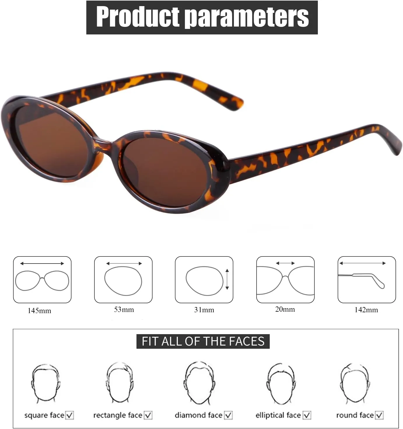 JUDOO Tiny Small 90s Sunglasses for Women Men Retro Oval Tinted Glasses