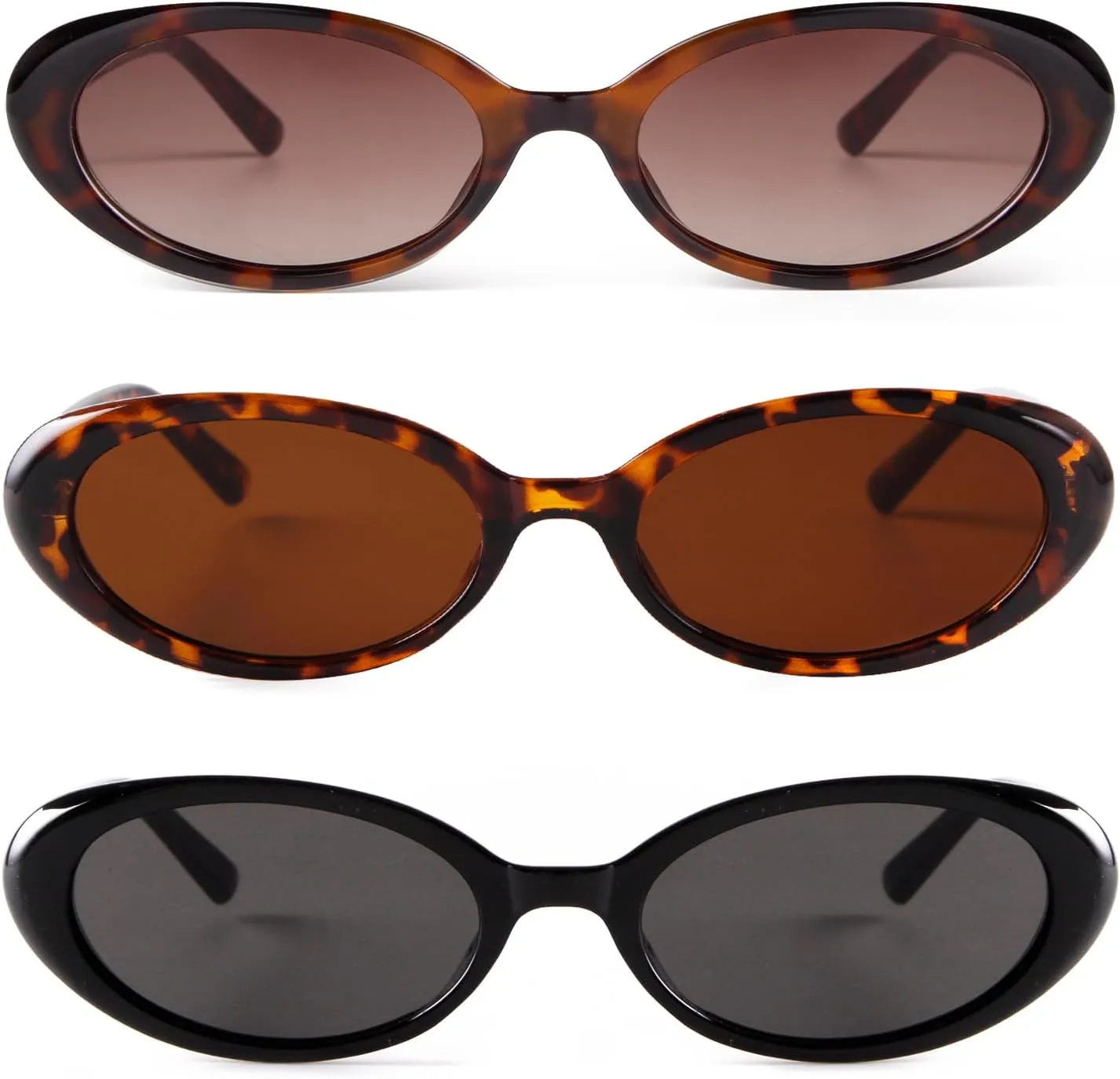 JUDOO Tiny Small 90s Sunglasses for Women Men Retro Oval Tinted Glasses