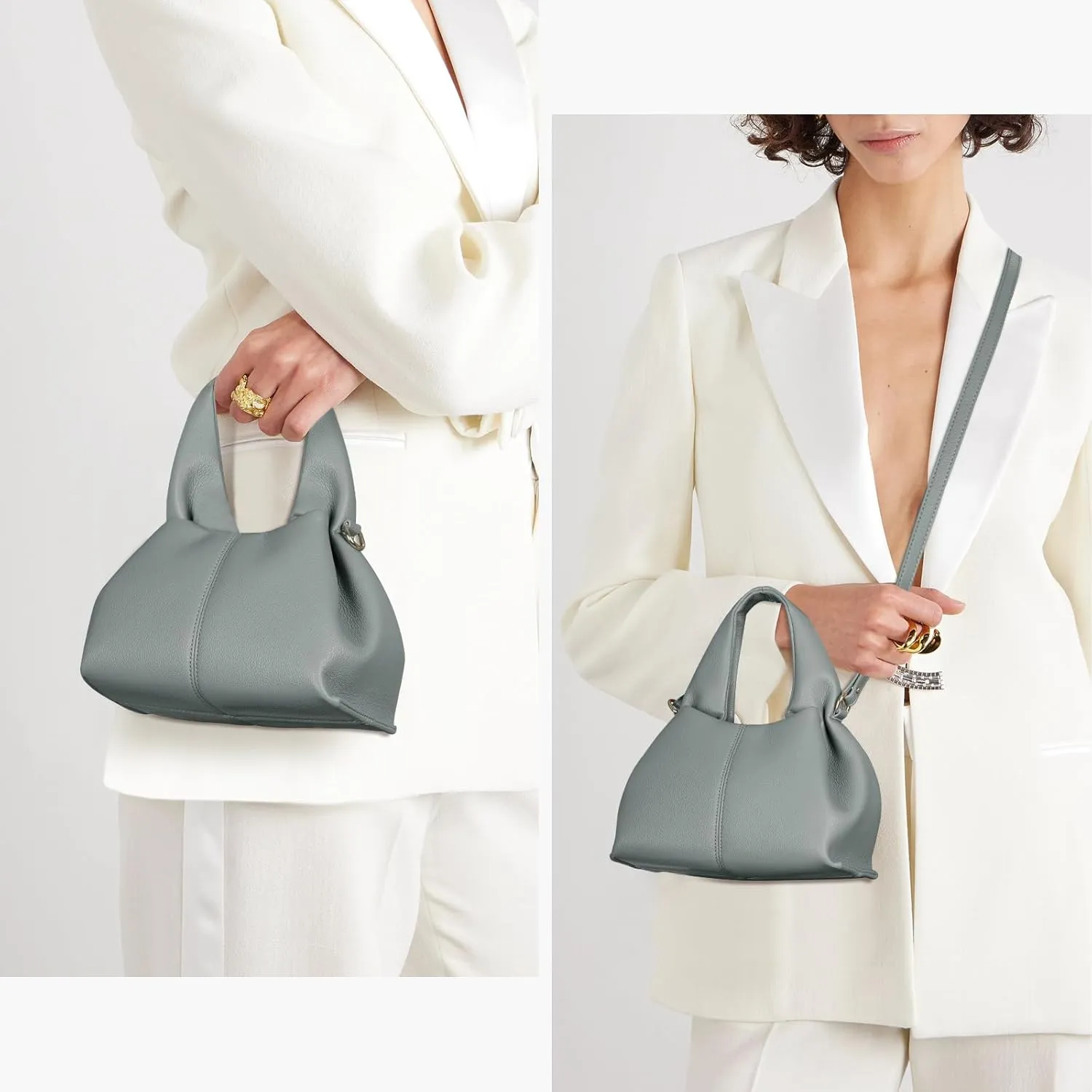 Juoxeepy Crossbody Bag Purse Satchel Handbag for Women Shoulder Bag Chic Dumpling Cloud Bag Clutch Purse