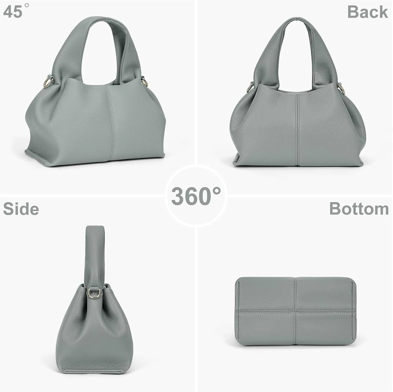 Juoxeepy Crossbody Bag Purse Satchel Handbag for Women Shoulder Bag Chic Dumpling Cloud Bag Clutch Purse
