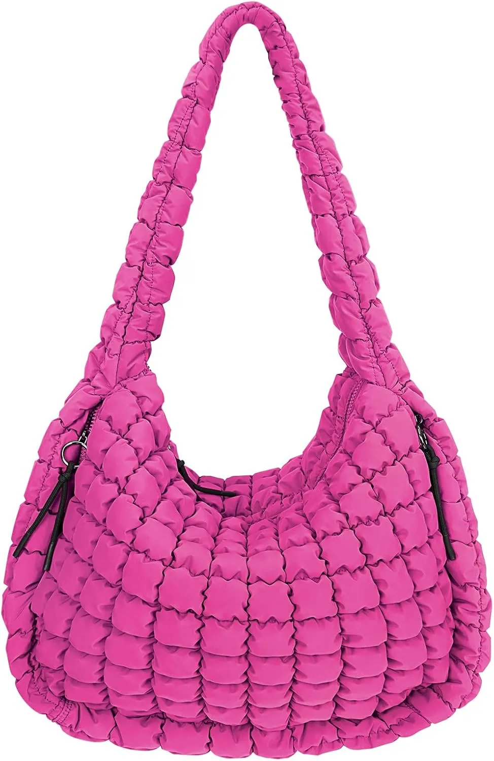 Juoxeepy Quilted Tote Bag Large Carryall Puffer Shoulder Bag Lightweight Padding Hobo Bag