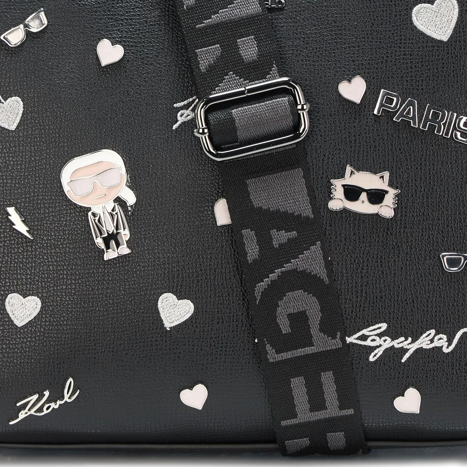 KARL LAGERFELD Paris Women's Maybelle Pin Satchel