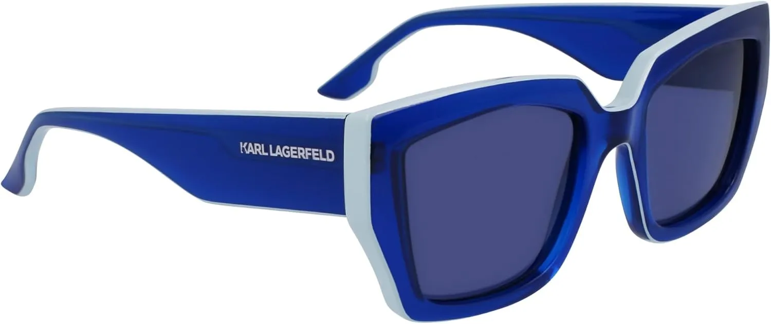 KARL LAGERFELD Women's Kl6143s Rectangular Sunglasses