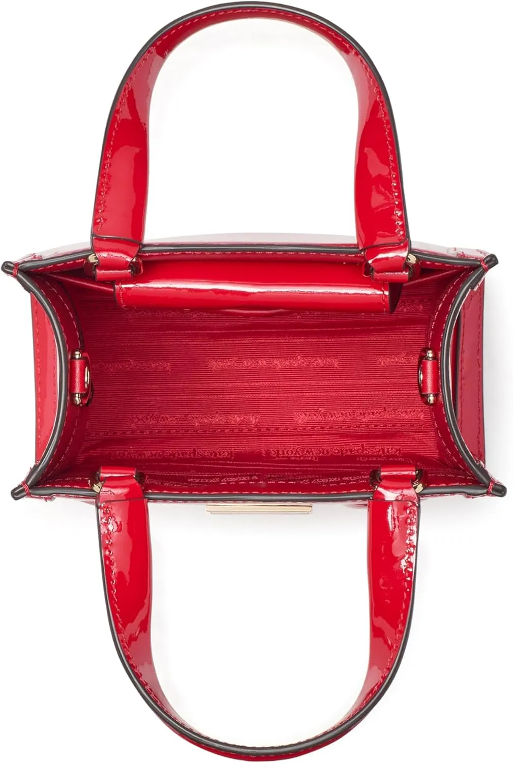kate spade new york Key to My Heart Embossed Patent Leather Manhattan Mini Tote