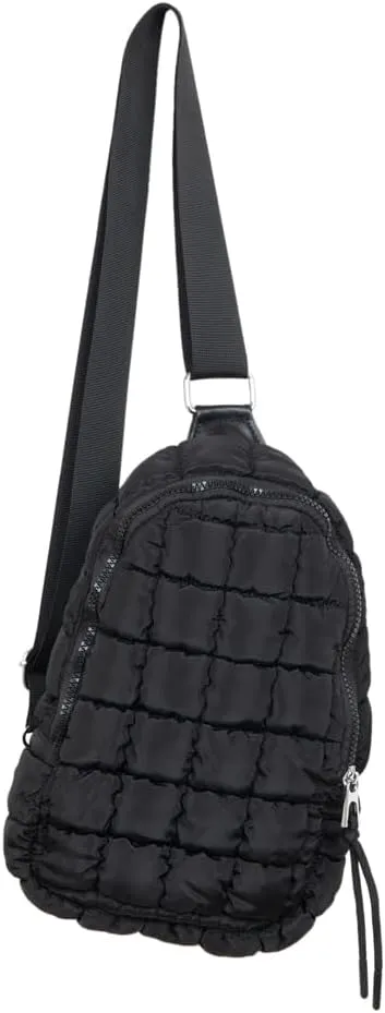 KATYDID Crossbody Sling Bags for Women - Sling Purse with Adjustable Strap - Quilted Crossbody Bags for Women