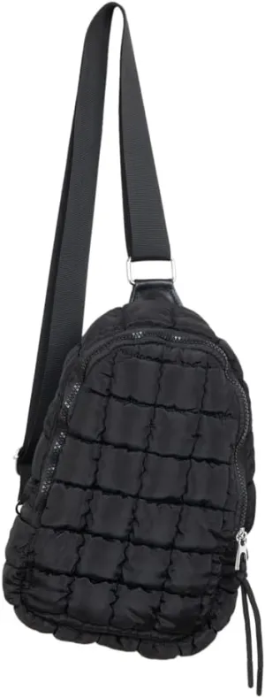 KATYDID Crossbody Sling Bags for Women - Sling Purse with Adjustable Strap - Quilted Crossbody Bags for Women