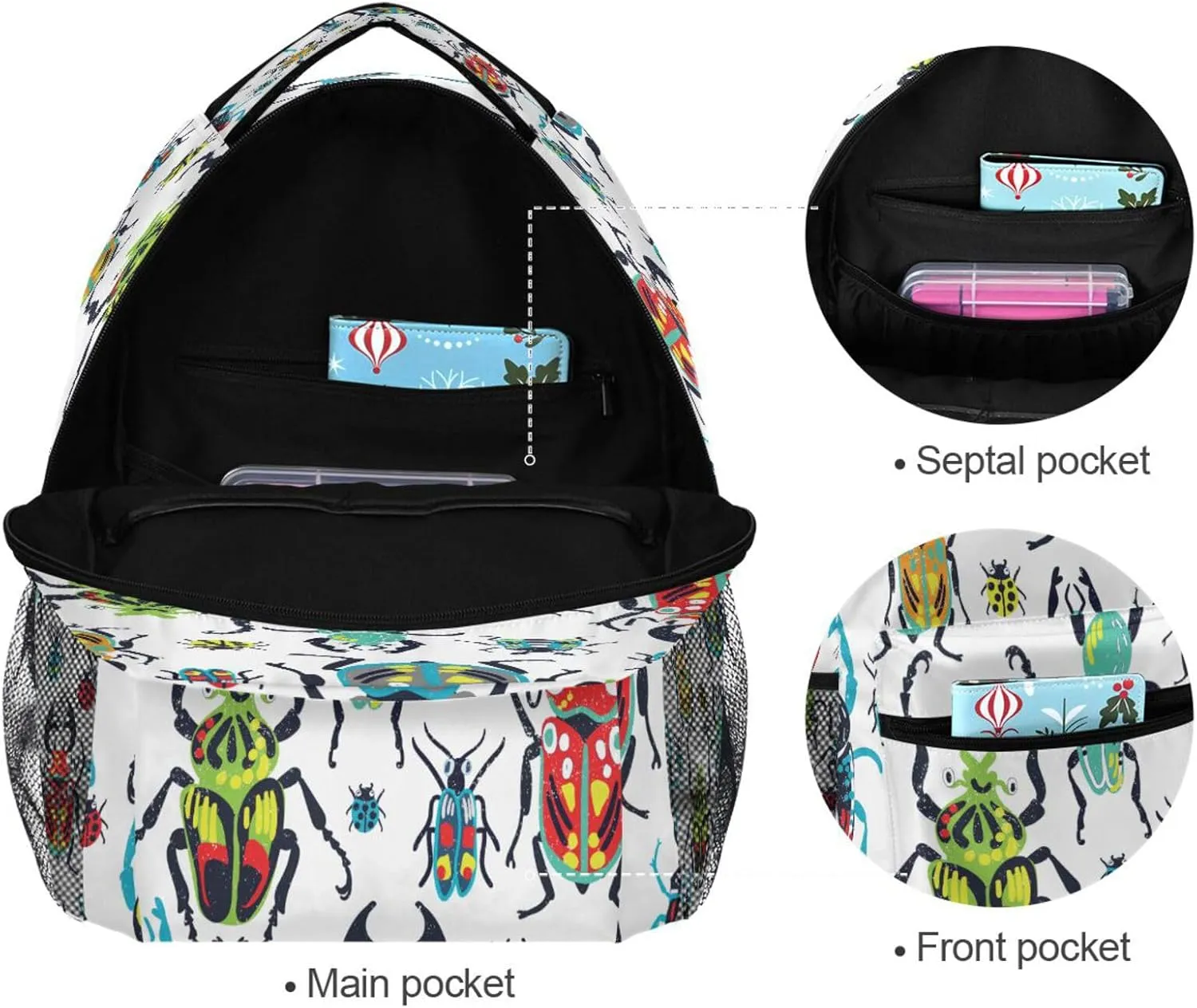 Kcldeci Laptop Backpack Bookbag Kids School Bags Backpacks