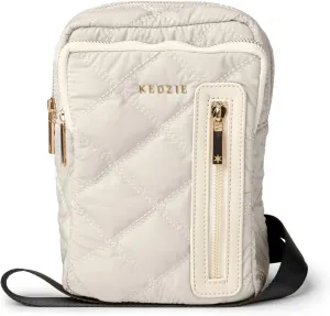 KEDZIE Quilted Puffer Crossbody Bag for Women Shoulder Lightweight Small Handbag