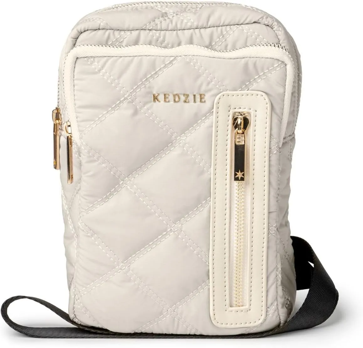 KEDZIE Quilted Puffer Crossbody Bag for Women Shoulder Lightweight Small Handbag