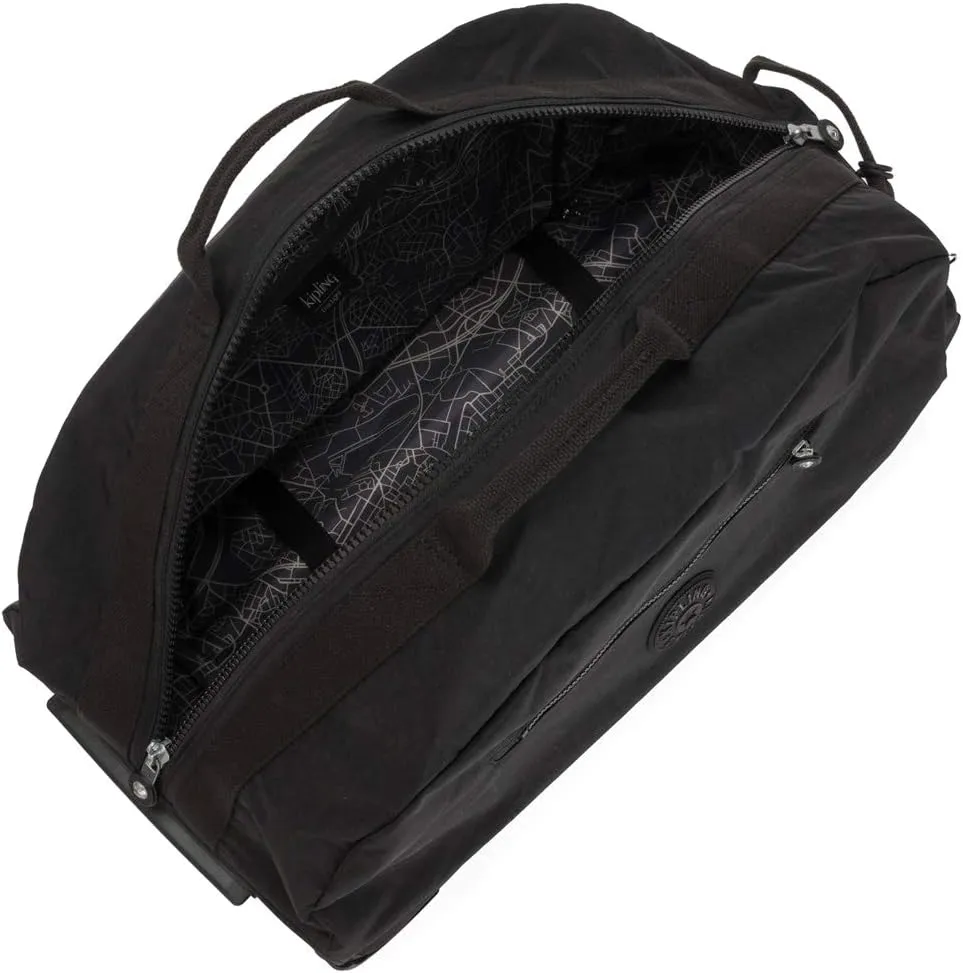 Kipling unisex-adults Devin On Wheels Carry On Duffle, black noir, One Size