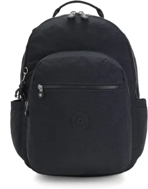 Kipling Women's Seoul 15" Laptop Backpack, Durable, Roomy with Padded Shoulder Straps, Built-In Protective Sleeve