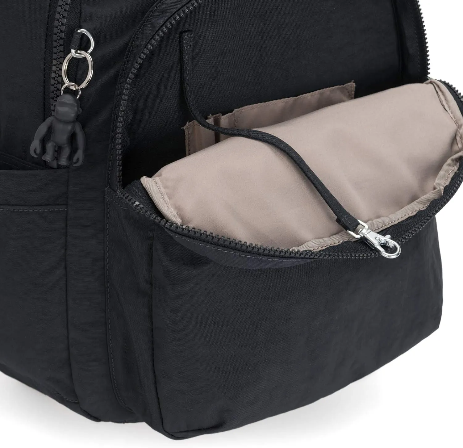 Kipling Women's Seoul 15" Laptop Backpack, Durable, Roomy with Padded Shoulder Straps, Built-In Protective Sleeve