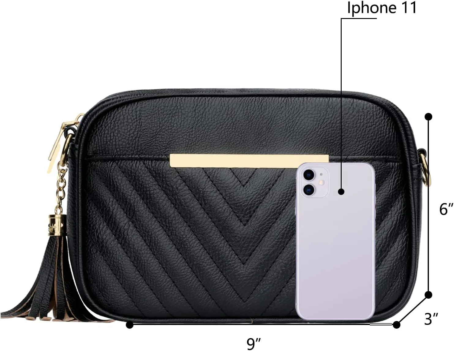 KKXIU Quilted Small Crossbody Bag for Women and Teen Girls Stylish Shoulder Purse with Wide Strap