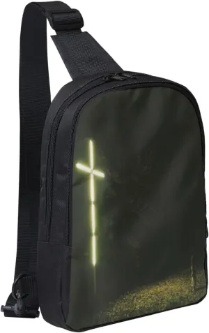 Knocked Music Loose Crossbody Bags for Women Men, Travel Hiking Sling Bag, Lightweight Handbag, Chest Purse Backpack