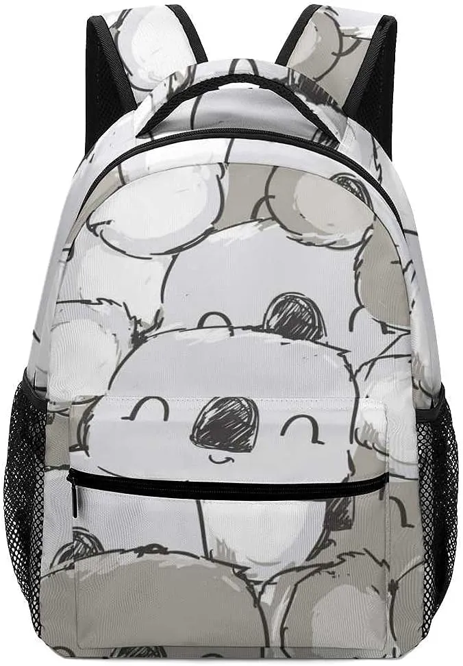 Kuizee Travel Laptop Backpack Business Daypack Work Bookbag Cute Koala Durable iPad Tablet School College Book Bags Casual Bags for Men and Women