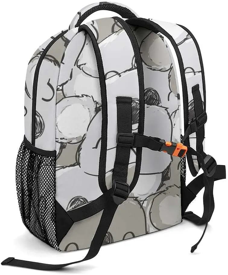 Kuizee Travel Laptop Backpack Business Daypack Work Bookbag Cute Koala Durable iPad Tablet School College Book Bags Casual Bags for Men and Women