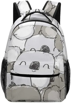 Kuizee Travel Laptop Backpack Business Daypack Work Bookbag Cute Koala Durable iPad Tablet School College Book Bags Casual Bags for Men and Women