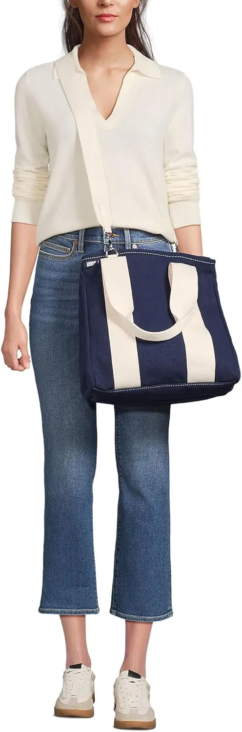 Lands' End Canvas Multiway Pocket Tote