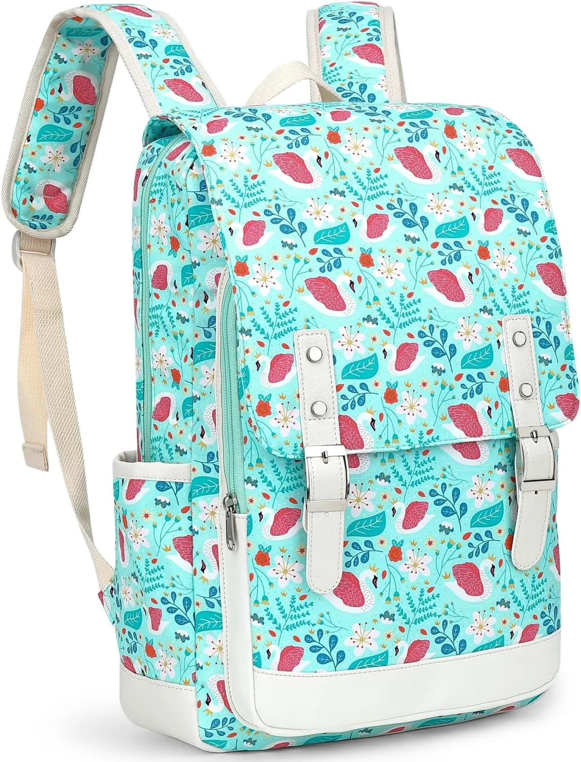 Leaper Cute Laptop Backpack Canvas Bag Daypack Satchel