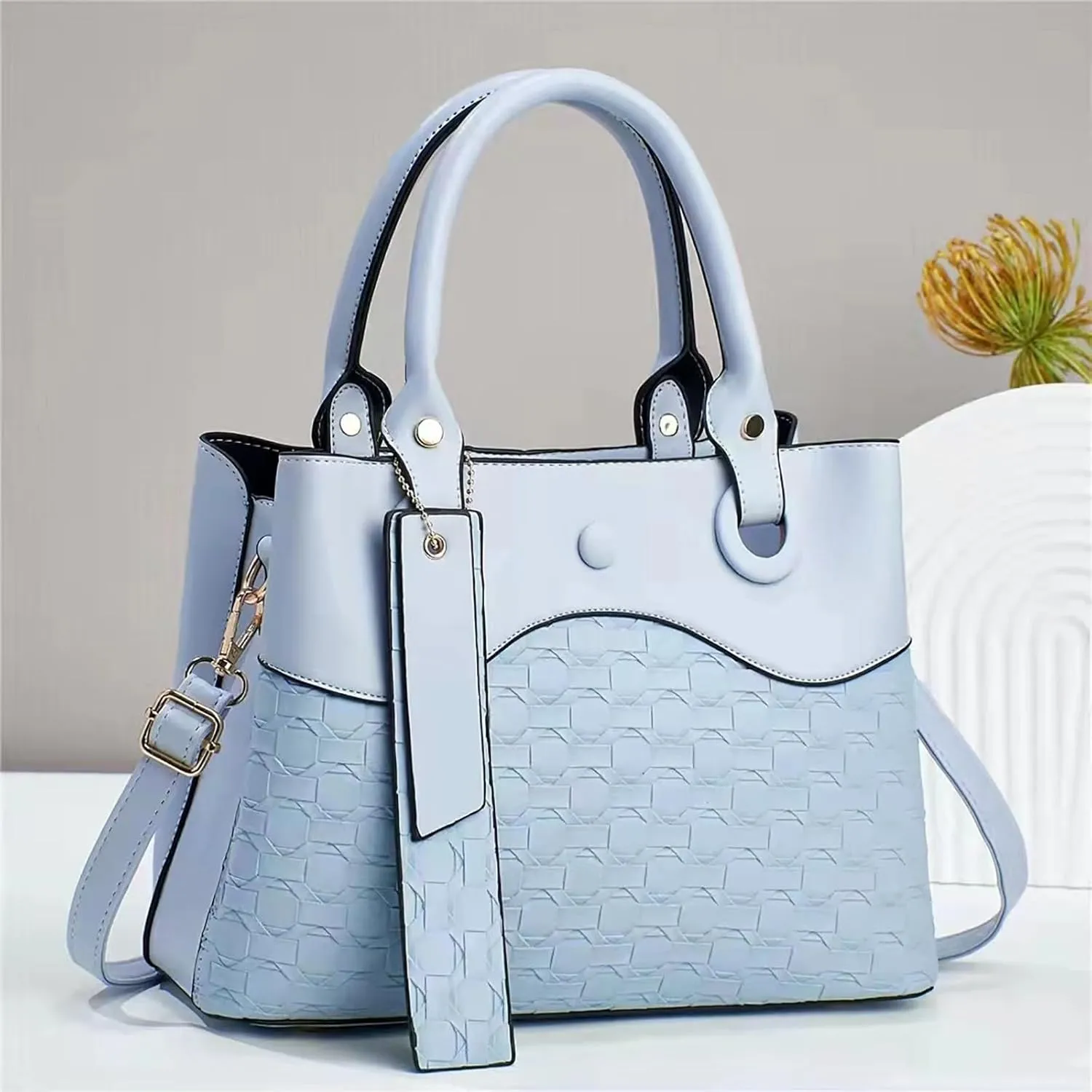 Leather Purses Shoulder Bag Retro Handbag Simple And Atmospheric Single Shoulder Bag Korean Version Of The Trend Of