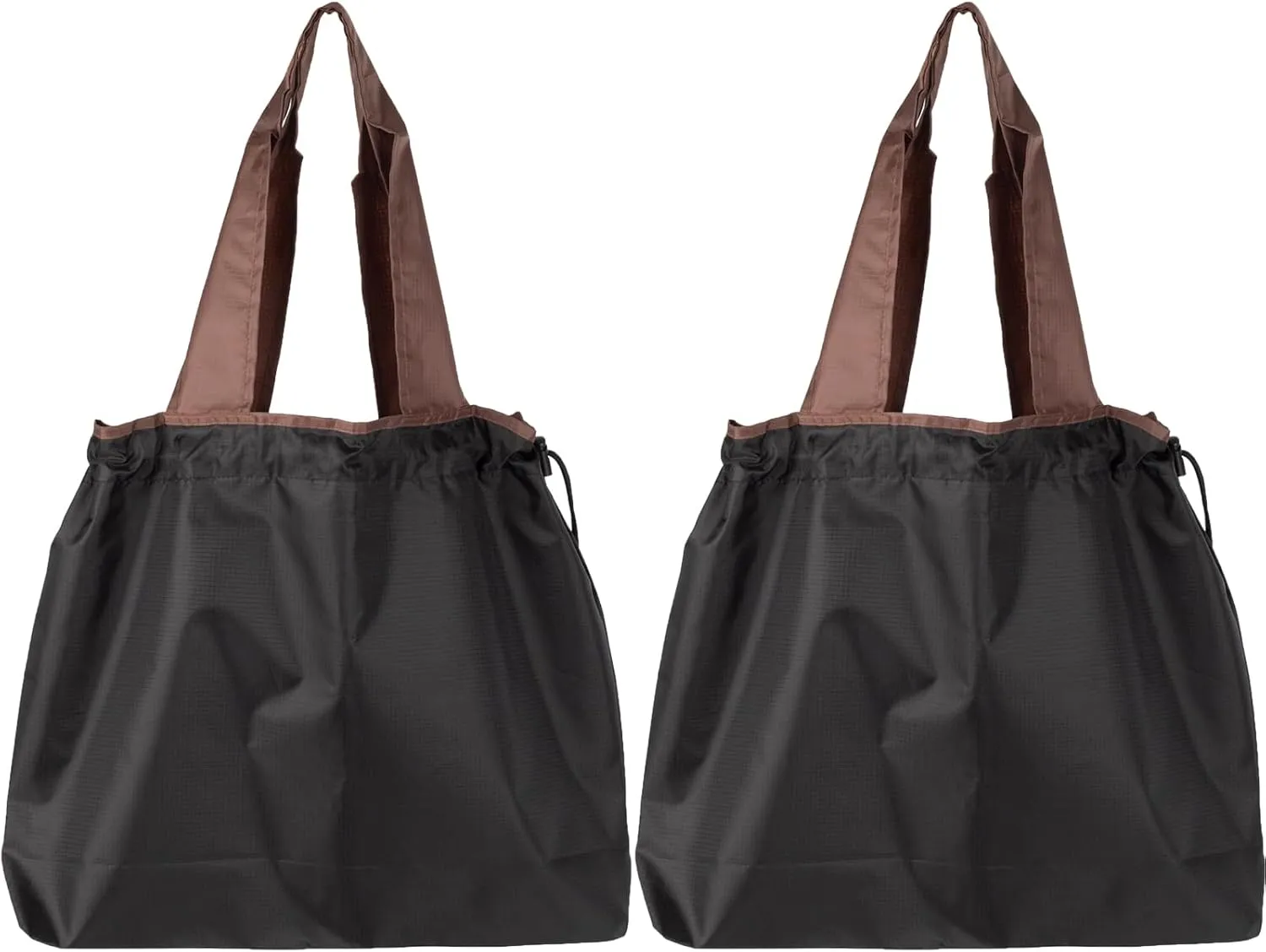 Lily queen Reusable Grocery Bags Colorful Washable Foldable Shopping Tote Bag Lightweight 2pcs