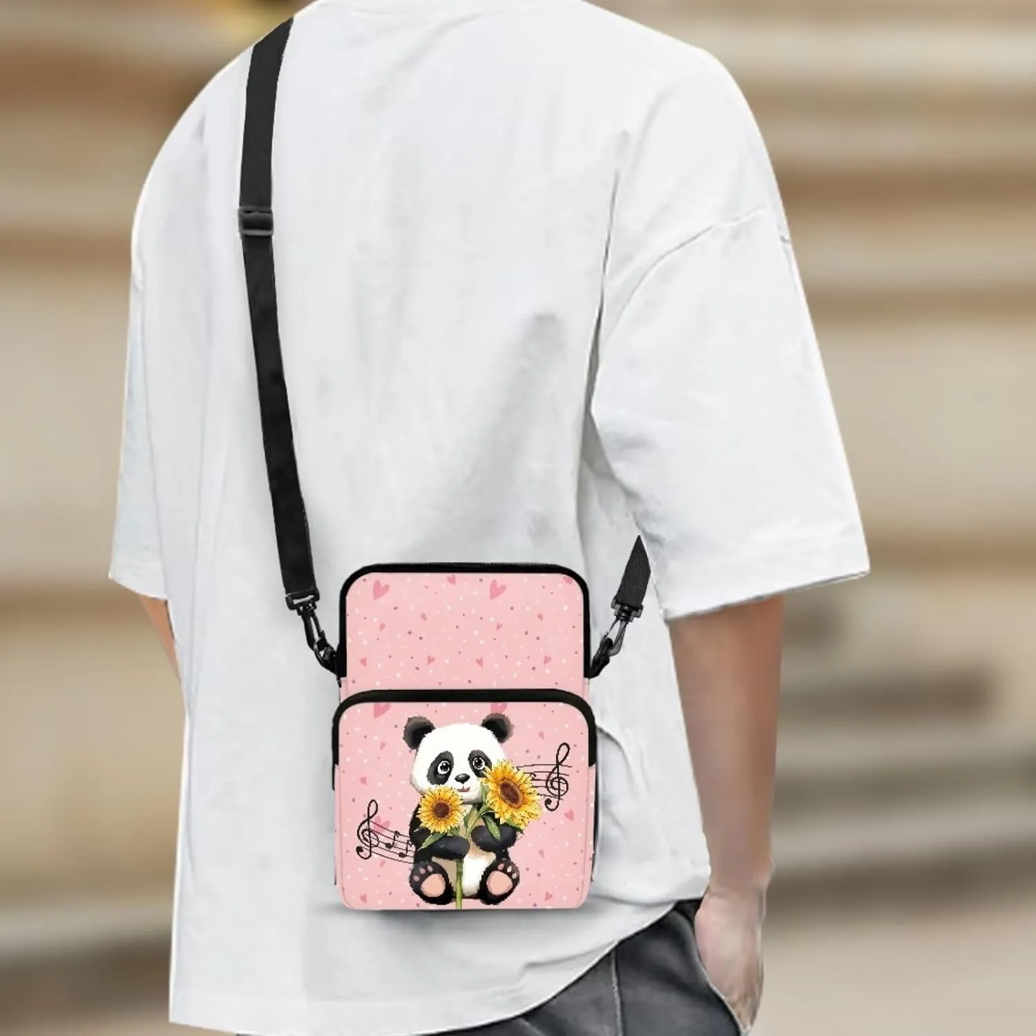 Little Girls Boys Messenger Bag, Travel Crossbody Bags Small Sling Bag Wallet Purse