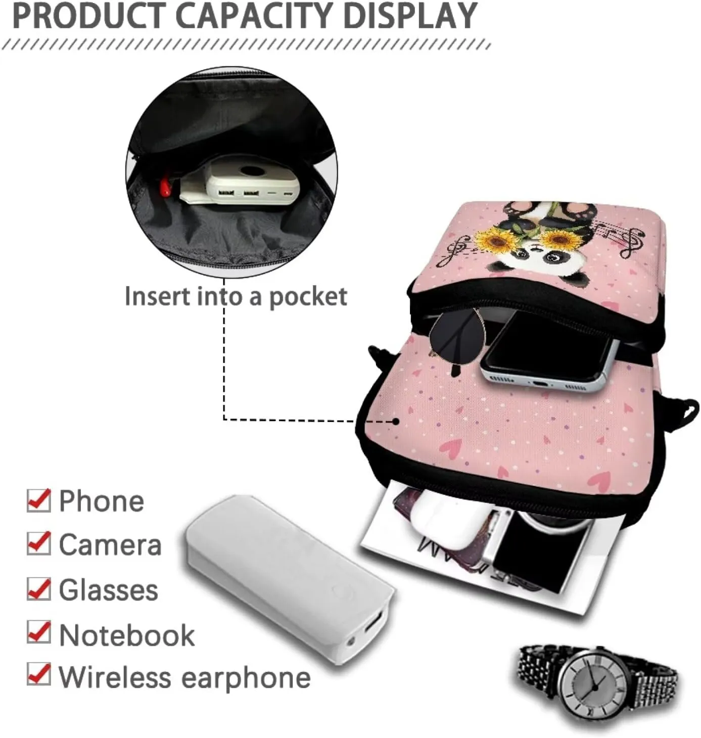 Little Girls Boys Messenger Bag, Travel Crossbody Bags Small Sling Bag Wallet Purse