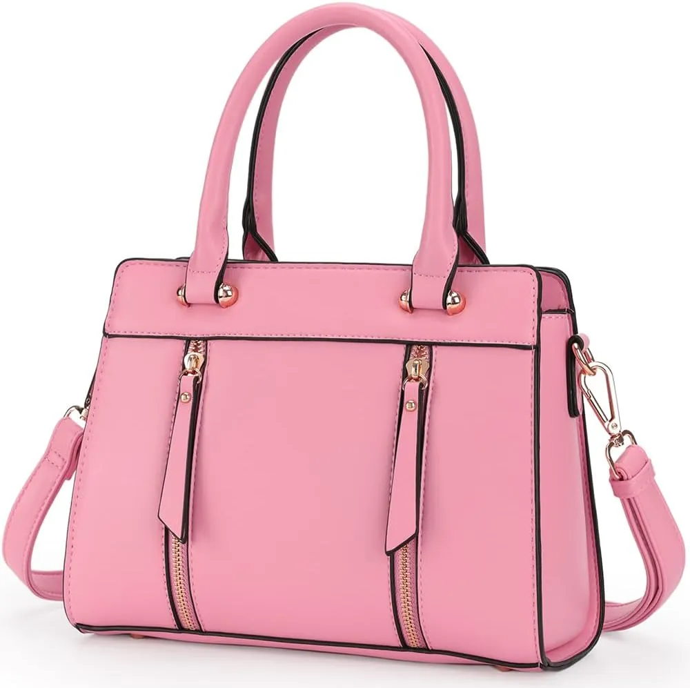 LJOSEIND Small Satchel Purses for Women - Fashionable Handbags, Top Handle Crossbody Bags with Adjustable Strap