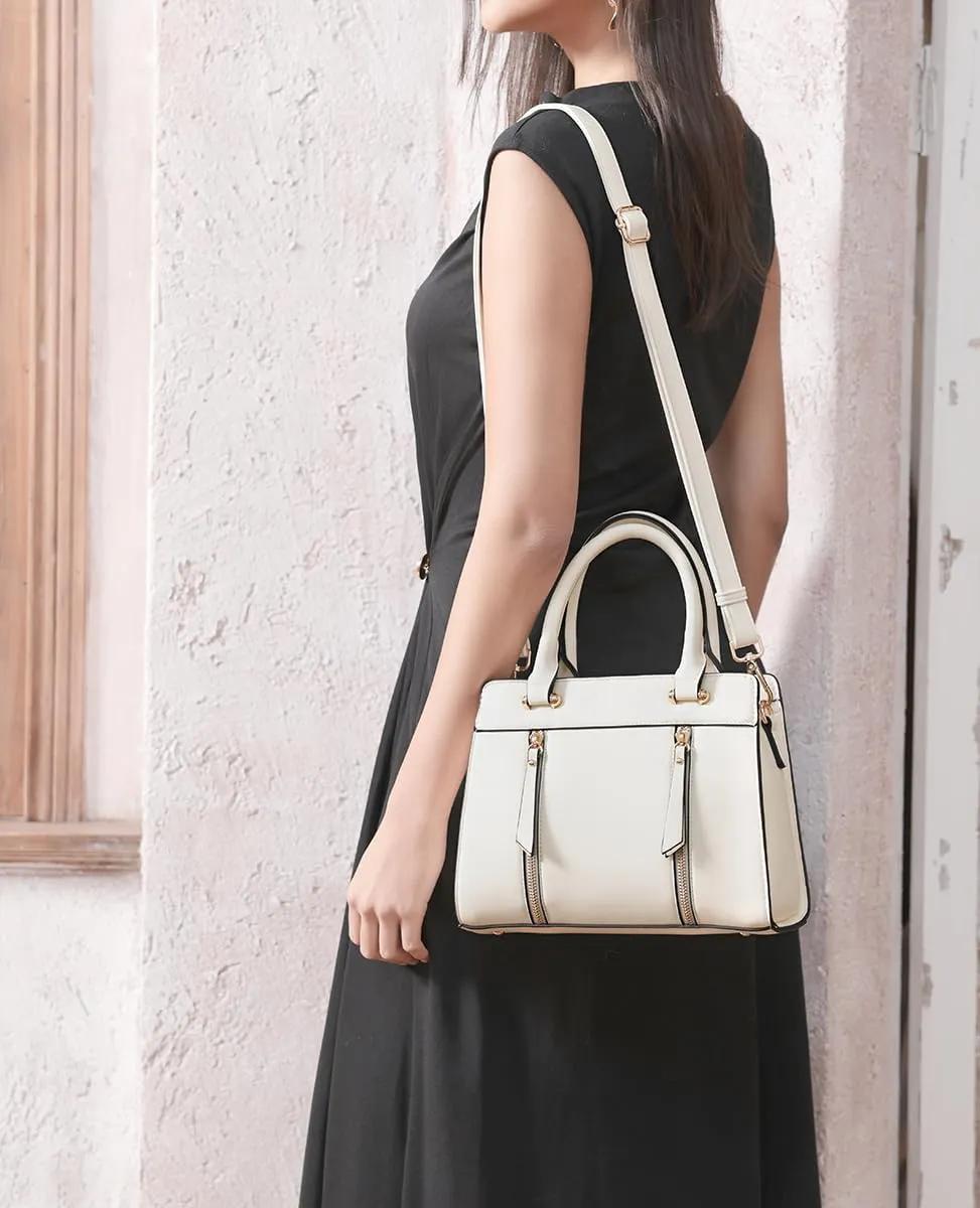 LJOSEIND Small Satchel Purses for Women - Fashionable Handbags, Top Handle Crossbody Bags with Adjustable Strap