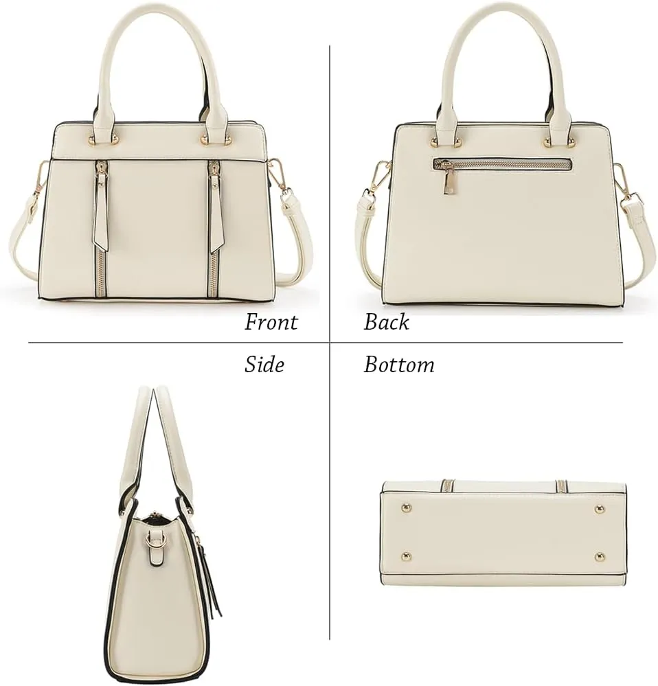 LJOSEIND Small Satchel Purses for Women - Fashionable Handbags, Top Handle Crossbody Bags with Adjustable Strap