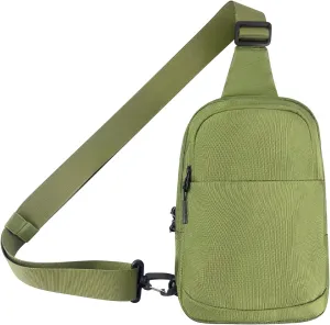 LLi Cufite Mini Sling Bag Waterproof Crossbody Chest Bag, Small Crossbody Casual Trendy Travel Phone Bag for Men Women