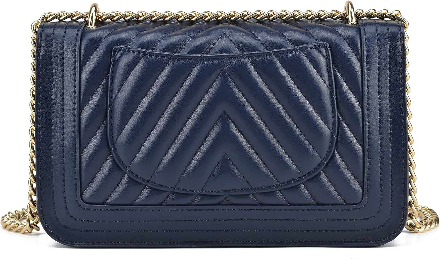 lola mae Crossbody Bags for Women Fashion Quilted Shoulder purse with Convertible Chain Strap Classic Satchel Handbag