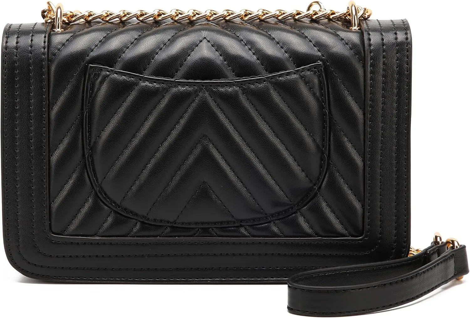 lola mae Crossbody Bags for Women Fashion Quilted Shoulder purse with Convertible Chain Strap Classic Satchel Handbag