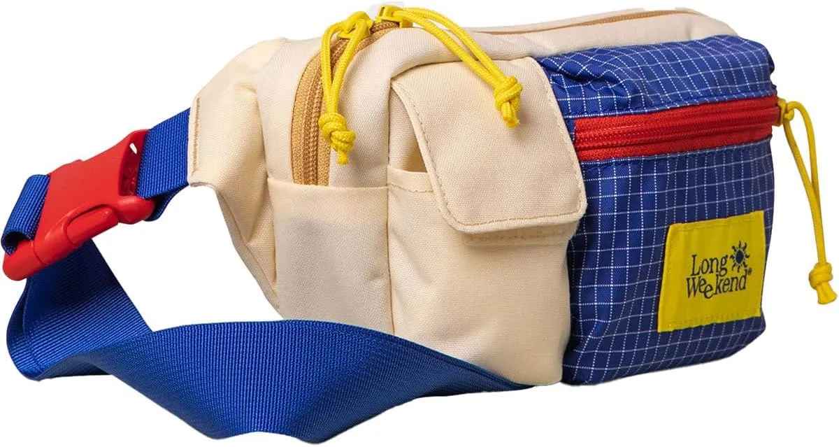 Long Weekend Monterey Sling – Compact Weatherproof Sling Bag for 35mm Cameras, Point & Shoots, and Everyday Essentials (Creme Multi)