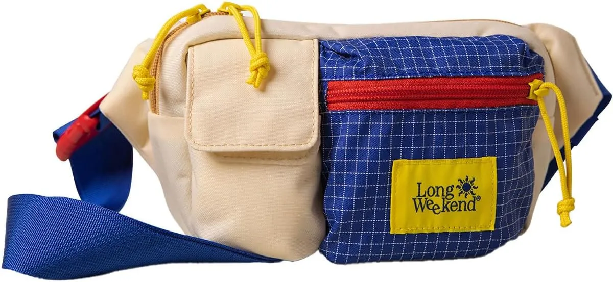 Long Weekend Monterey Sling – Compact Weatherproof Sling Bag for 35mm Cameras, Point & Shoots, and Everyday Essentials (Creme Multi)