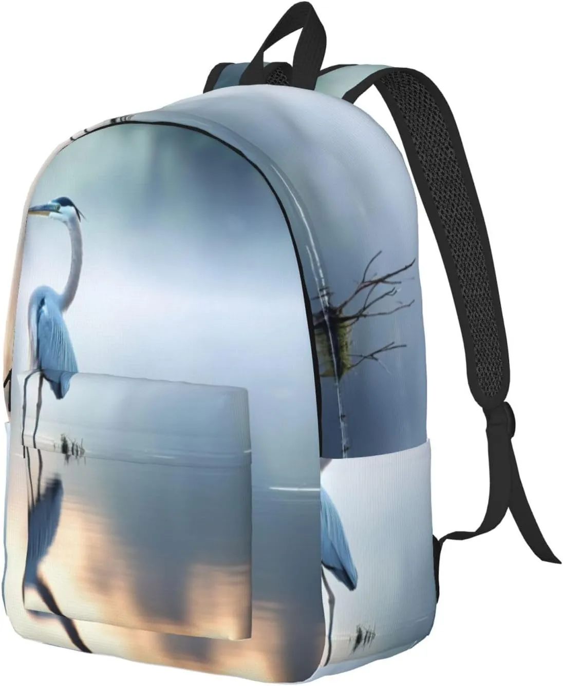 Loon Nature Bird print Large Laptop Backpack for Women, Work Business Backpacks College Bookbag for School