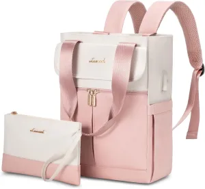 LOVEVOOK Backpack Purse for Women, Convertible Small Backpack Tote for Woman, Mini College Daypack for Work, Daily, Travel, 2pcs set