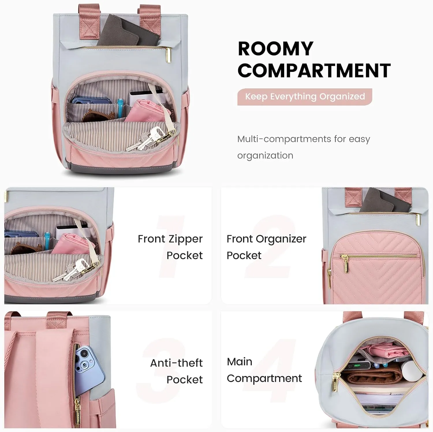 LOVEVOOK Mini Backpack Purse for Women,Waterproof Small Backpack for Women,Cute Backpack Womens Purses for Daily Work Travel,Convertible