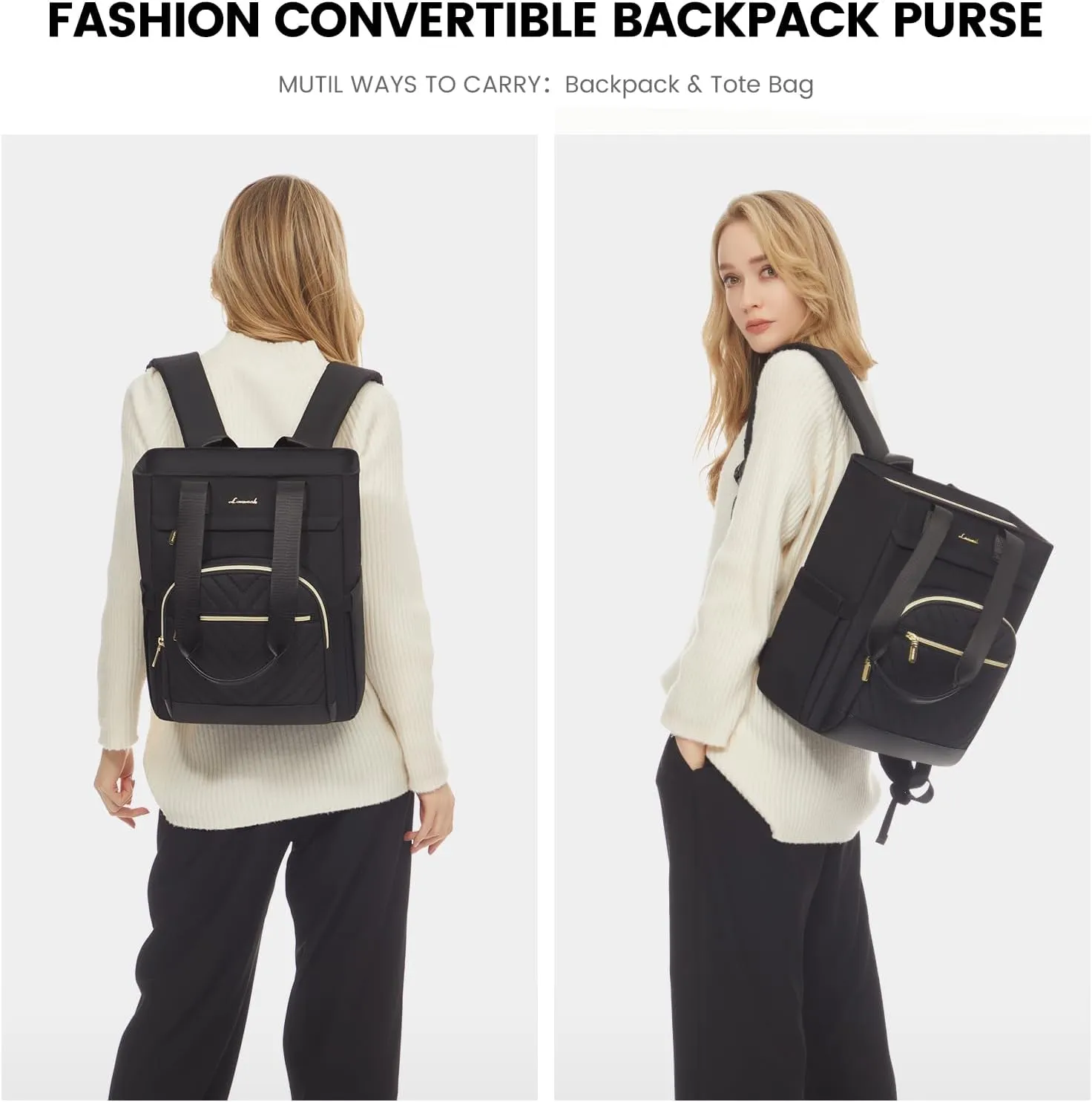 LOVEVOOK Mini Backpack Purse for Women,Waterproof Small Backpack for Women,Cute Backpack Womens Purses for Daily Work Travel,Convertible