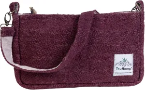Luna Hemp Shoulder Bag with Adjustable & Detachable Strap | Eco-Friendly Sling Bag with Premium Zipper Closure