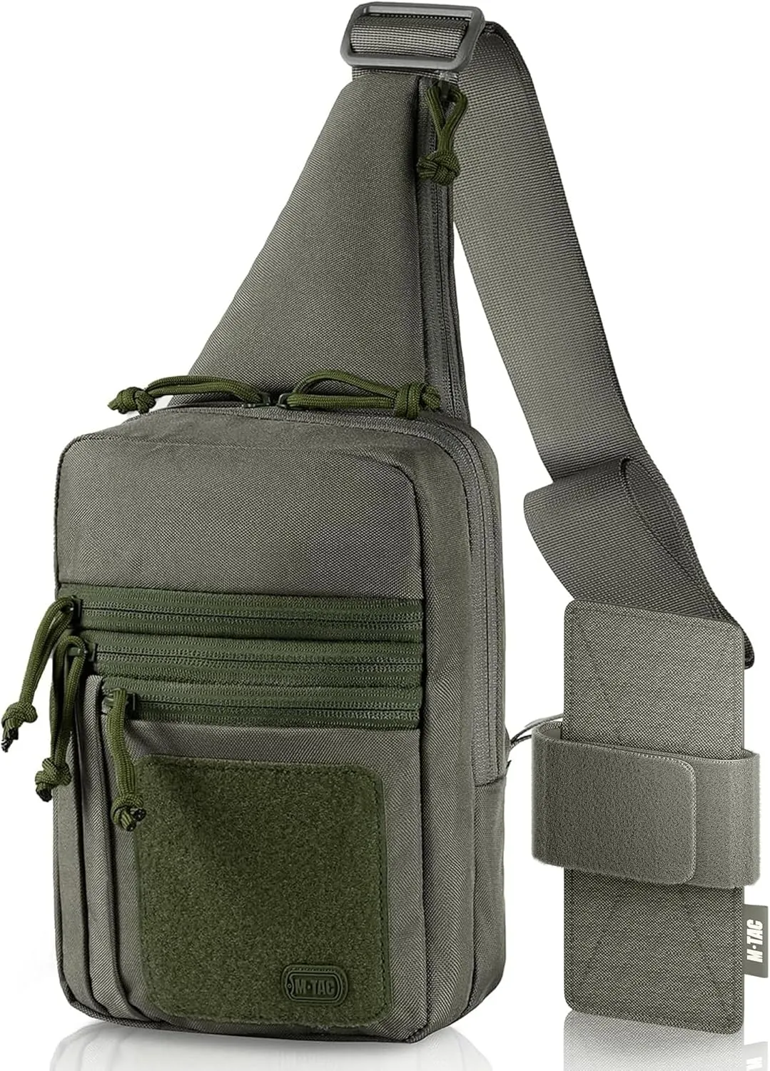 M-Tac Tactical Sling Bag for Men - Crossbody Concealed Carry Bag Chest Pack - Black Mens Crossbody Holster Bag