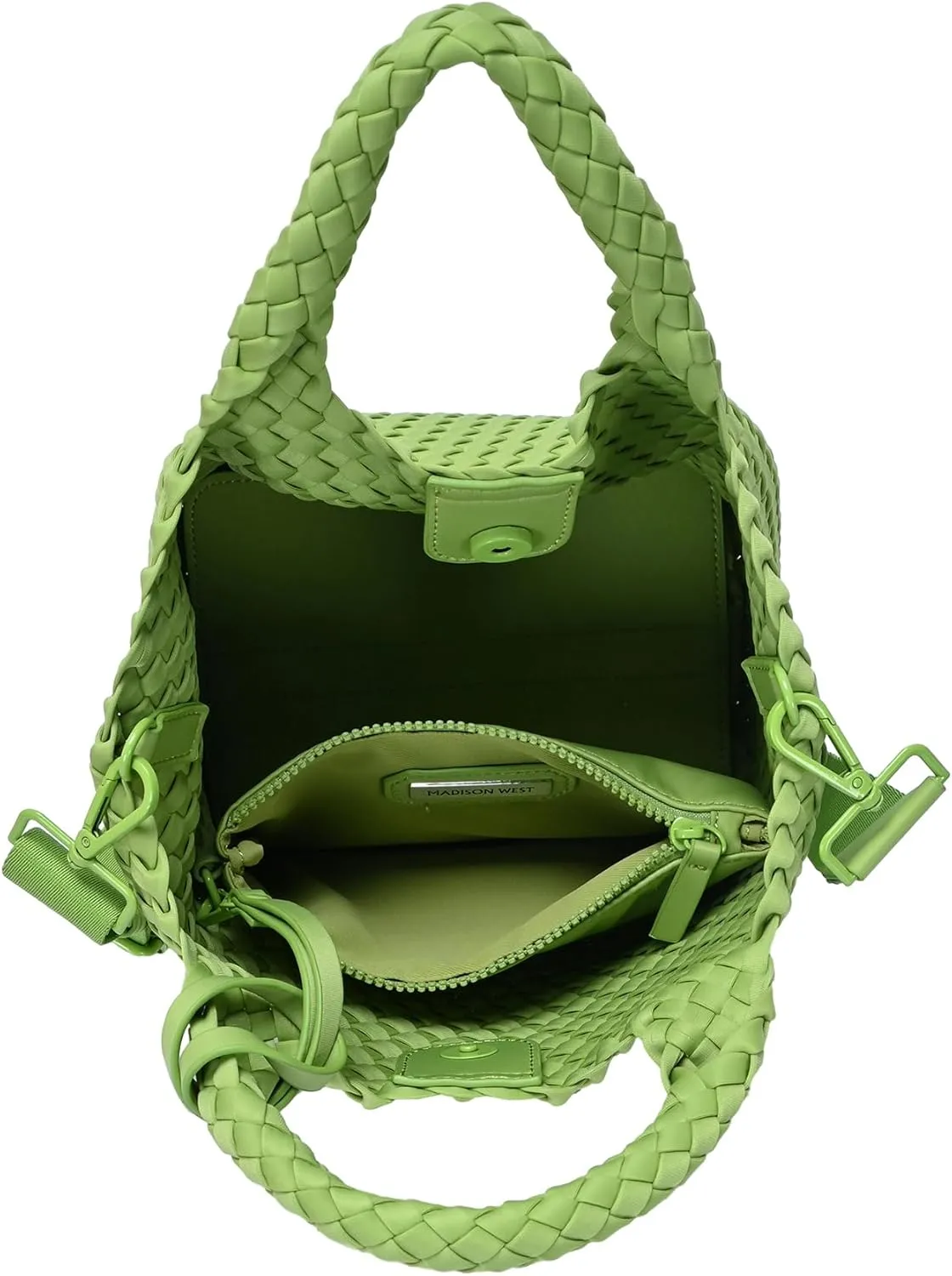 Madison West Kya Neoprene 2 in 1 Satchel Bag for Women | Durable Satchel Bag with sturdy base and thick web canvas strap |