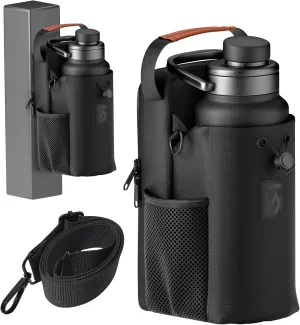 Magnetic Gym Bag Sling Bag for Men/Women,Magnetic Water Bottle Gym Bag Company,Cross Body Water Bottle Holder Bags for Travel, Work and Sports,Gym Accessories