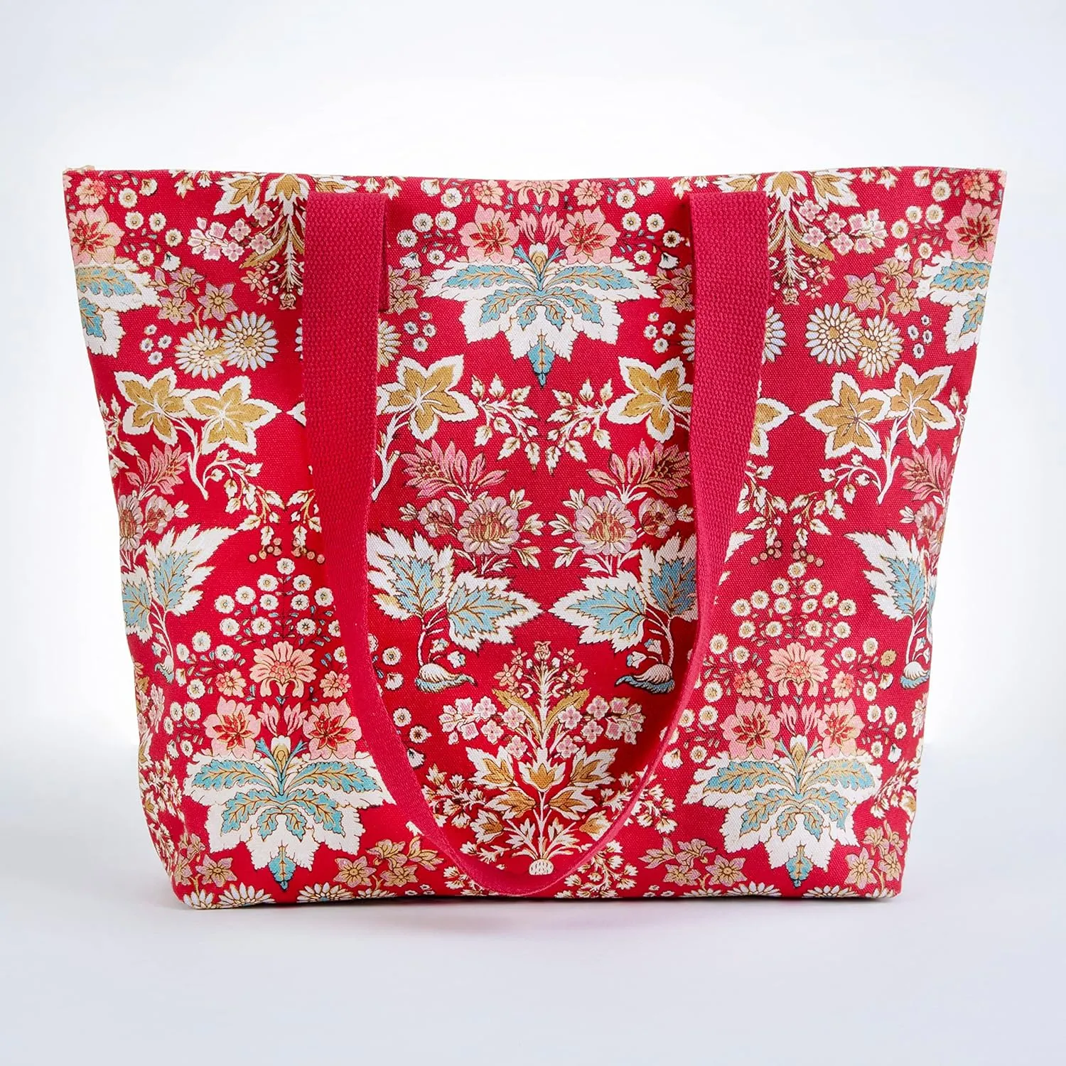 Maison d' Hermine Canvas Tote Bag 100% Cotton Canvas Reusable Shoulder Grocery Bag for Shopping Perfect for Men Women