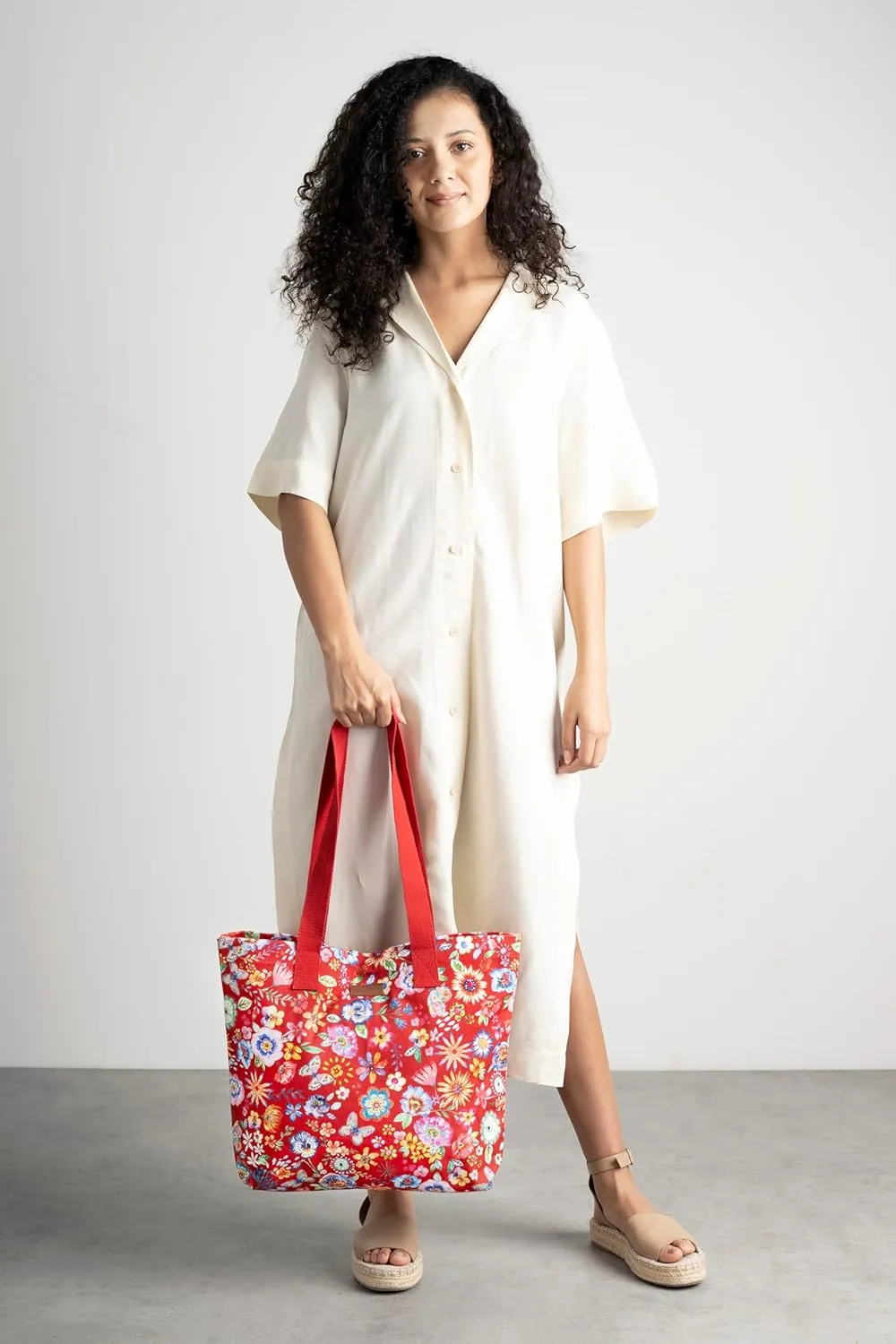 Maison d' Hermine Canvas Tote Bag 100% Cotton Canvas Reusable Shoulder Grocery Bag for Shopping Perfect for Men Women