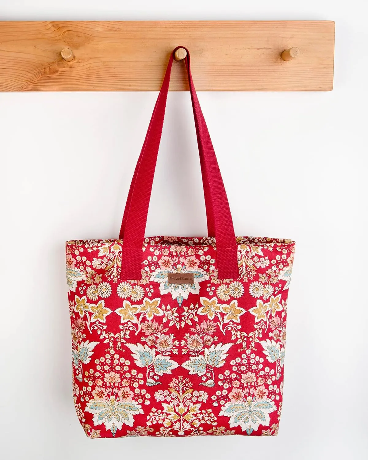 Maison d' Hermine Canvas Tote Bag 100% Cotton Canvas Reusable Shoulder Grocery Bag for Shopping Perfect for Men Women