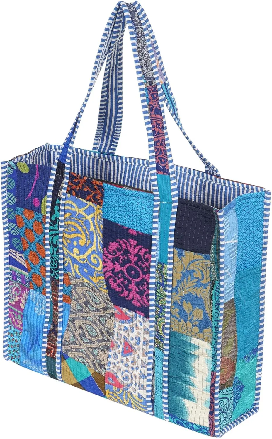 Marubhumi Women Lightweight Travel Bag Purse Cotton Shoulder Tote Bag For Shopping Grocery & Beach Bag