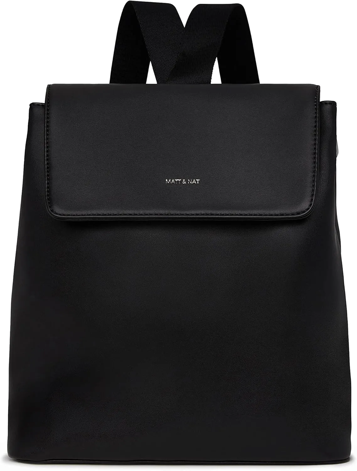 Matt & Nat Vegan Handbags, Annex Backpack, Blacks (Black) - Designer Purses & Bags, Men & Women, Cruelty-Free, Animal-Free