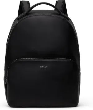 Matt & Nat Vegan Handbags, Caro Backpack, Black (Black) - Designer Purses & Bags, For Men & Women, Cruelty-Free, Animal-Free